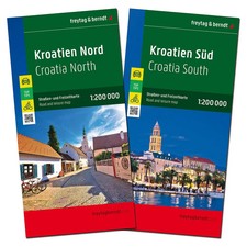 Kroatien, Straßenkarten-Set