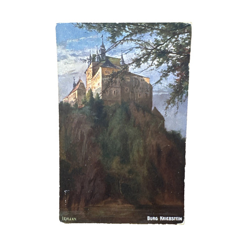 Ansichtskarte postkarte burg - ansichtskarte,