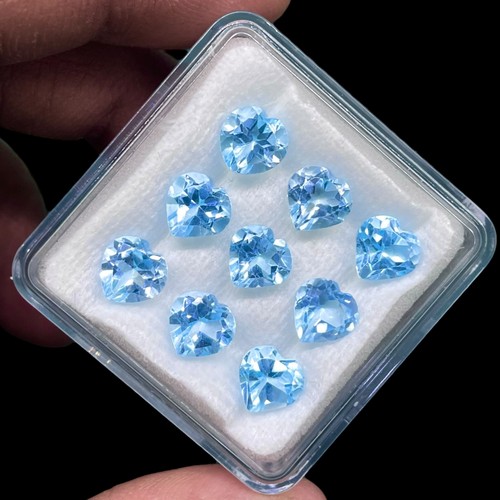 Stück natürlich himmelblau - 9,