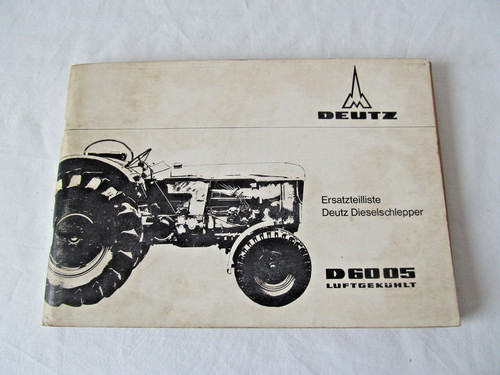 Alte deutz ersatzteilliste - alte,