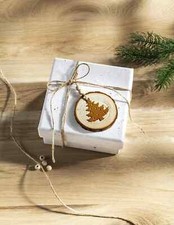 Bastelset Holzscheiben mit Metallanhängern 67-teilig