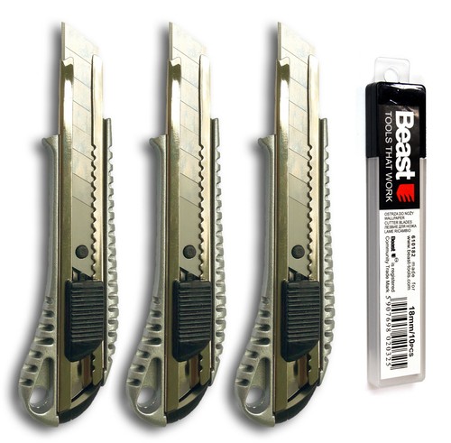 Set stück alu cuttermesser - set,