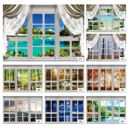 Fensterblick fototapete - fensterblick,
