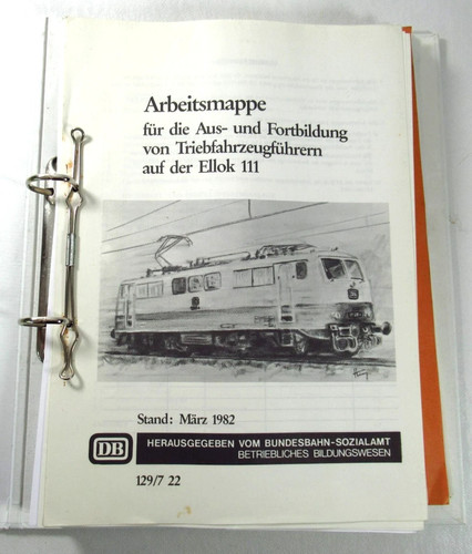 Dv129 22 arbeitsmappe - db, dv129/7