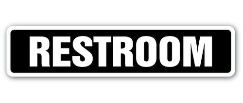 Restroom decal bathroom powder - restroom,