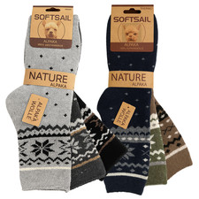 3 Paar Alpaka Socken Herren