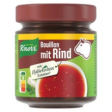 Knorr Bouillon Rind im Glas
