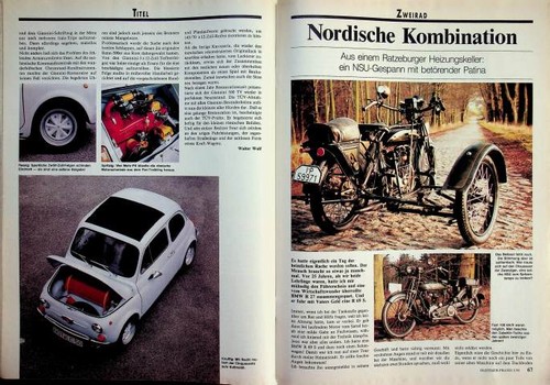 Oldtimer praxis 1148 nsu 750 - oldtimer,
