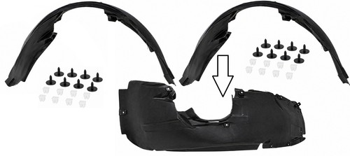 Radhausschale clips vorne - clips,