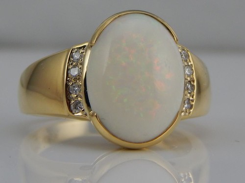 333 gelbgold opal brillant - gelbgold,