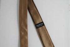 Leder Krawatte/Tie Nappaleder limitiert ca.  146 cm Lang Hell Braun