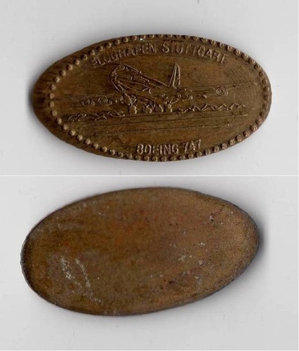 Elongated coin flughafen - elongated,