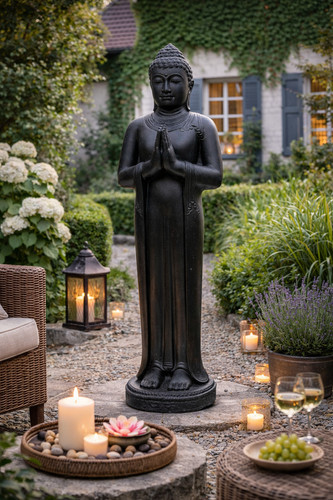 Große buddha statue 120 - statue, cm