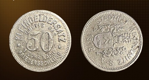Notgeld kleingeldersatz des - notgeld,