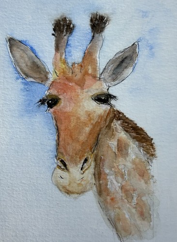 Handgemaltes aquarell - handgemaltes,
