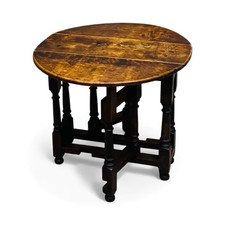 ANTIKER ANTIKER ZEITTORBEINTISCH BABYTORBEIN EICHE UND ULME UM 1700 HERVORRAGENDE QUALITÄT