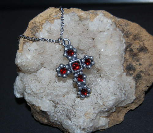Kette mit anhänger kreuz - kette,