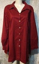 ULLA POPKEN  BRAUN ROT   TUNIKA BLUSE Gr. 54 56