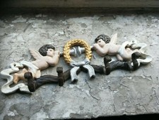 Nostalgie Engel bunte Hakenleiste Garderobenhaken Schlüssel Handtuchhalter Haken