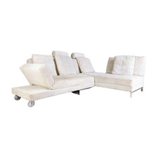 Original Brühl Four Two Ecksofa Stoff Couch Design ausziehbar