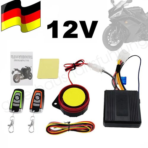 12v motorrad alarmanlage mit - motorrad,