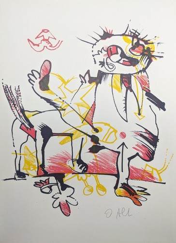 Otmar alt figur und - figur, pferd