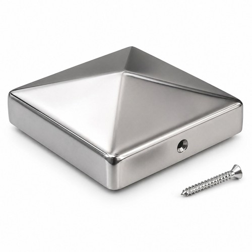 Pfostenkappe edelstahl 7x7 - 7x7, cm
