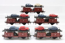 H0 FLEISCHMANN Autotransporter mit Autos DB Güterwagen Konvolut DC N105