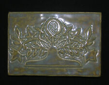 Schöne Fliese Ofenkachel moosgrün 15,5 x 11 x 1,5 cm