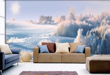 3D Schnee Wald ZHUC1504 Tapete