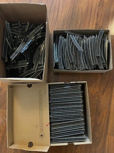 Trix gleise 220stk - h0,