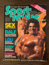 Retro Fitness Magazin Sport revue - 08/1988 Nr.8 Ralf Möller