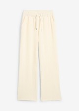 Cordhose aus elastischem Baumwoll-Mix Gr. 36/38 Cremeweiß Damen Cord-Hose Neu*