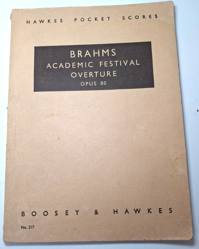 Brahms akademisches festival - brahms,