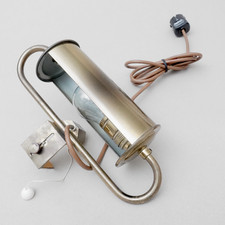 Klavierlampe Bilderleuchte Messing Lampe Klemmlampe 50er Jahre