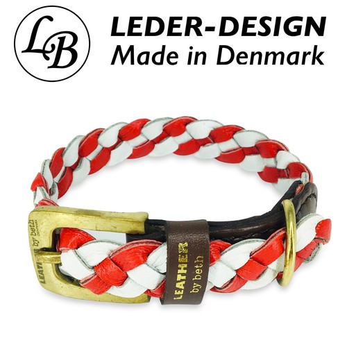 Miniflet lederhalsband - miniflet,