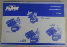 Teilekatalog Motor KTM 50 Mini Adventure, SX Junior, SX Senior, etc Mj. 2000