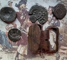 Lot 4 Piraten Münzen + eine