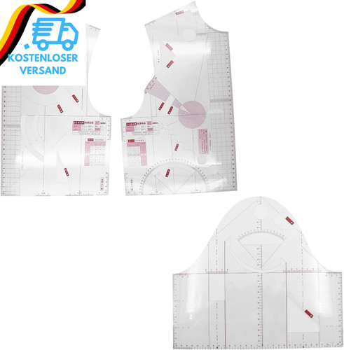 Linealset für modedesign - für,