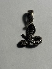 Cobra Anhänger Schlange 925 Silber