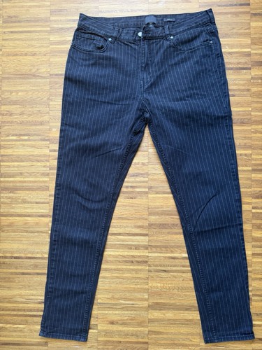 Herren jeans schwarz - schwarz, mit