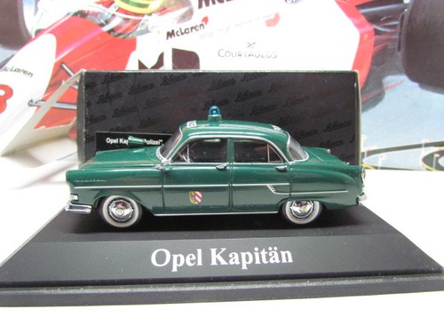 Schuco opel kapitän - schuco, polizei