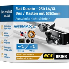 ANHÄNGERKUPPLUNG für Fiat