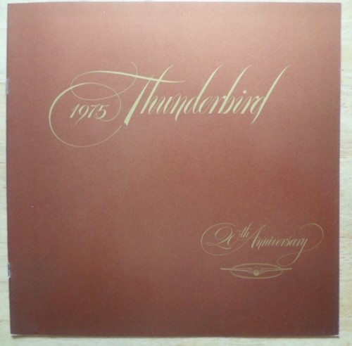 Ford thunderbird orig 1975 usa - thunderbird,
