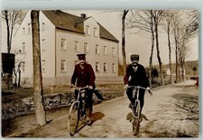 13529225 - 9387 Niederwiesa Fahradfahrer Wohnhaus Ort lt. Stempel 1910