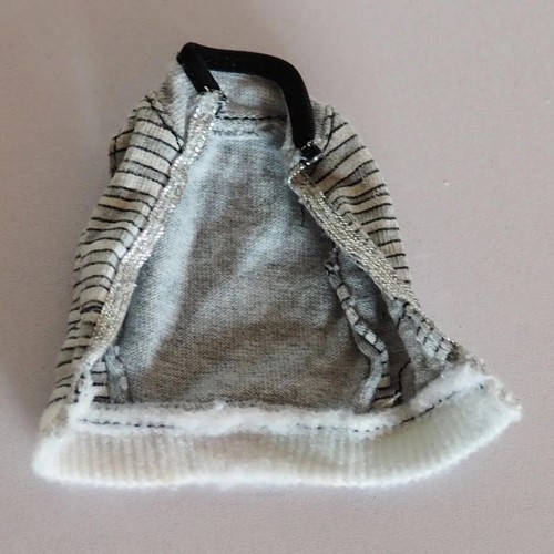 Vintage puppen weste - vintage, gestreift