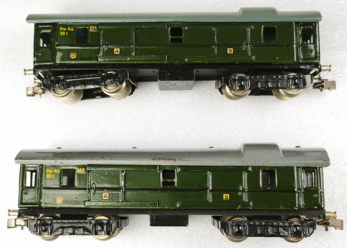 Märklin 344 gepäckwagen - 2x,