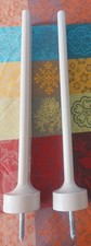 2 Handtuchstangen beige ca. 43