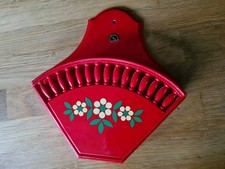 Emsa Filtertütenhalter Kaffee Wandhalter Blumendekor 70 er Jahre Vintage