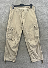 Vintage Carhartt Hose Herren 31 Beige Thrift Pant Cargohose Utility Combat